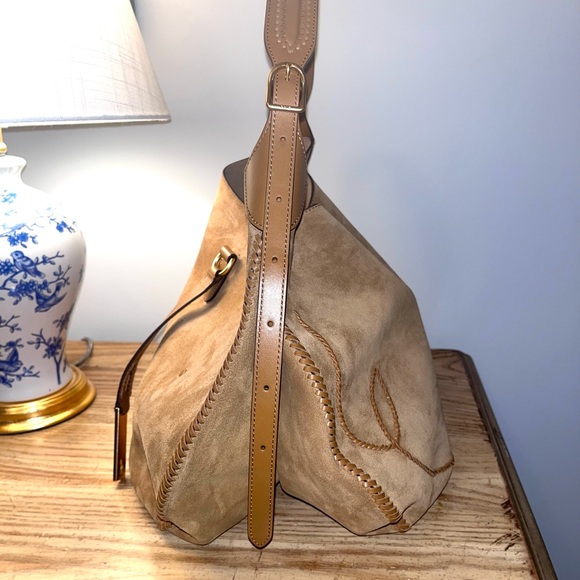 Ralph Lauren Suede Western Large Shoulder Bag 💼 🐎 - Picture 4 of 11